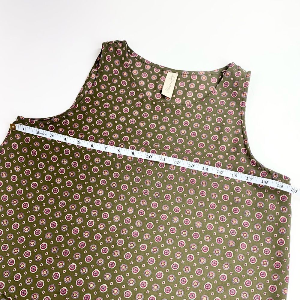 Allison Joy Evereve pattern tank blouse M - Picture 7 of 8